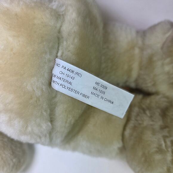 Pair of Christmas Animated Plush Bears Red Hat Scarf Holiday Stuffed Animals - Picture 8 of 11